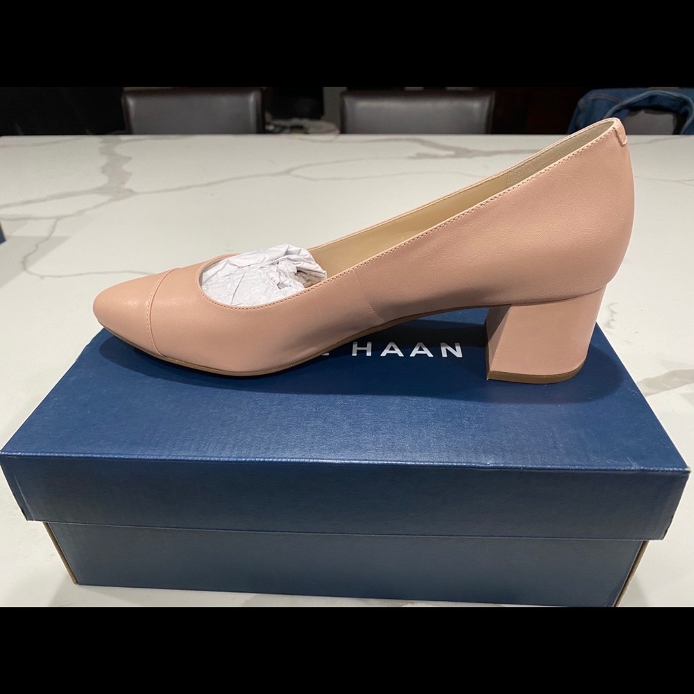 Cole Haan Stacked Heel Pump brand new